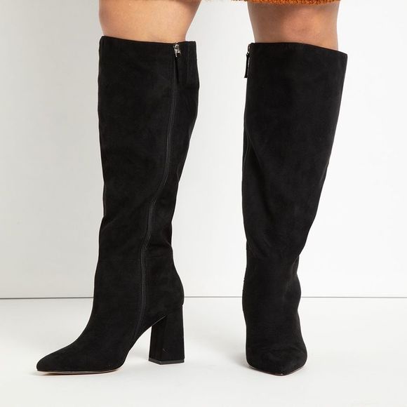 Eloquii Shoes - ELOQUII Karali Boot 8W Black